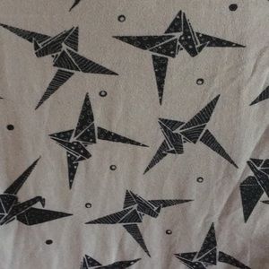 LuLaRoe TC Origami Bird Leggings